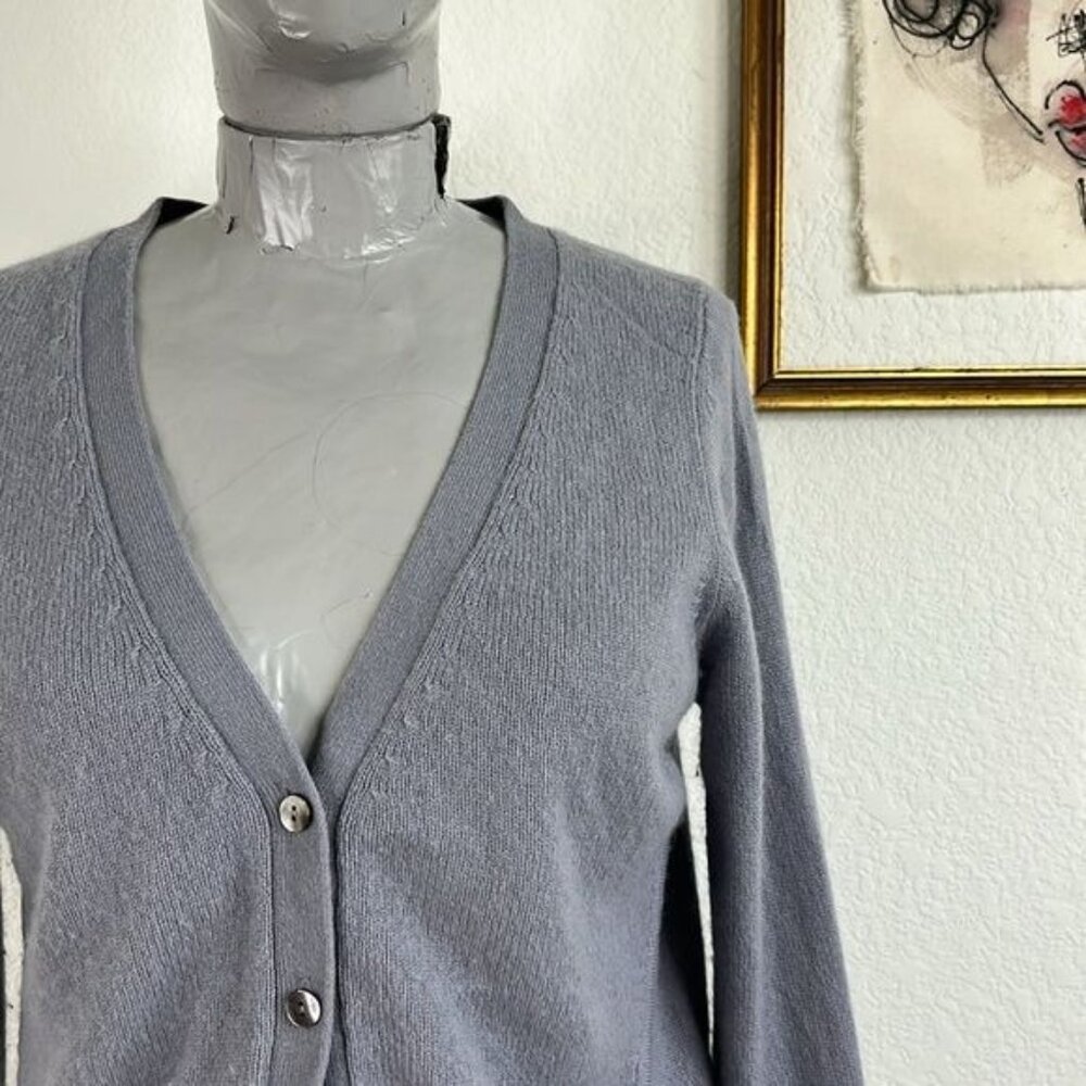 Pure Collection Cashmere Button Front Cardigan - Picture 2 of 8
